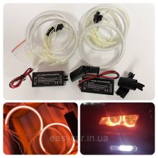 CCFL Ангельські оченята на BMW E83 Червоні