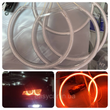 CCFL Ангельські оченята на BMW E87 Червоні