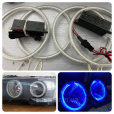 CCFL Ангельські оченята на BMW E46 COUPE Сині