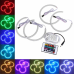 Ангельські оченята LED RGB (діодні різнокольорові) 16 кольорів для BMW E36/E38/E39/46 Project