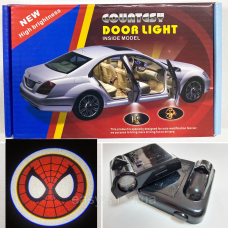 Логотип підсвічування двері людина павук Lazer door logo light SPIDERMAN