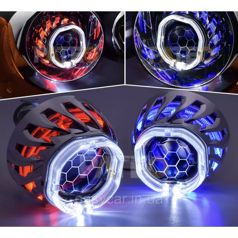 LED Ангельські оченята на лінзи 2,5 дюйма (80мм)