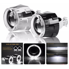 Комплект Бі-ксенонових лінз CYCLON BL-2,5“ G5 (64 mm) H1 ULTRA PLUS V2. З ангельськими Оченятами