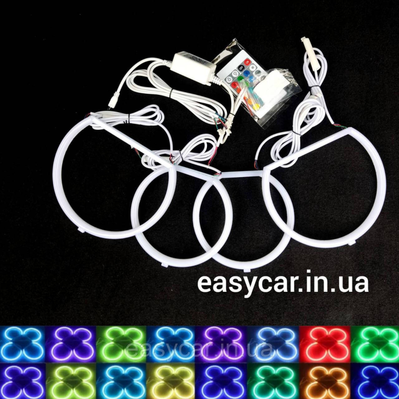 Ангельські очі Cotton RGB Bluetooth BMW E53 дорістайл Ангельські очі Cotton RGB Bluetooth BMW E53 дорістайл