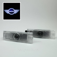 Логотип підсвітка дверей Міні Lazer door logo MINI