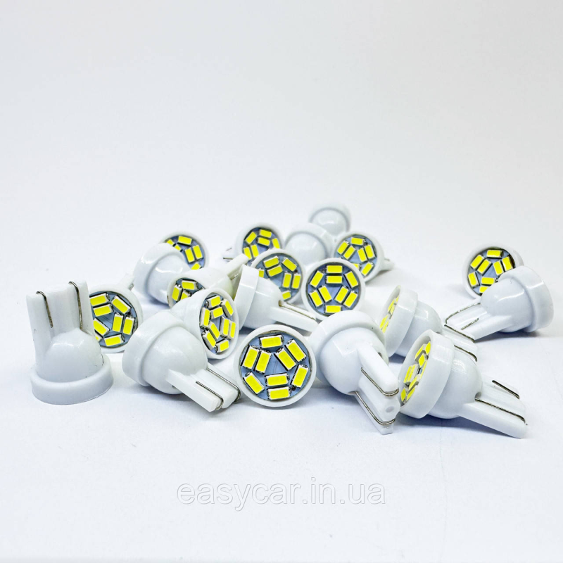 Лампи габаритів LED T10 W5W, підсвітка номера 9SMD Лампи габаритів LED T10 W5W, підсвітка номера 9SMD