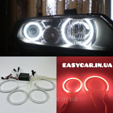 Ангельскі оченята CCFL на Honda Accord 7 червоні