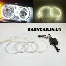 CCFL Ангельські оченята на BMW E90 E91 дорестайл жовті