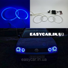 Ангельські оченята CCFL на WV Golf MKIV, Golf 4 сині