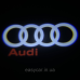 Логотип підсвітка дверей Ауді Lazer door logo light Audi