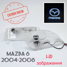 Логотип підсвітка дверей Мазда 6 Лінза скло HD зображення, PREMIUM