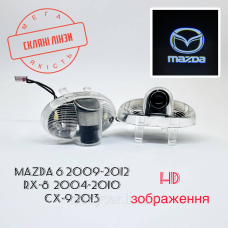 Логотип підсвітка дверей Мазда 6 Лінза скло HD зображення, PREMIUM
