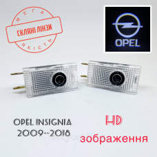 Логотип підсвітка дверей Lazer door logo light OPEL Линза стекло HD изображение, PREMIUM