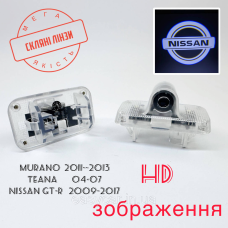 Логотип підсвітка дверей Хюндай Lazer door logo light NISSAN Лінза скло HD зображення, PREMIUM