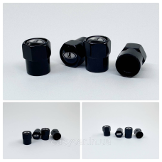 Захисні ковпачки на ніпеля  LADA 4 шт. Чорні