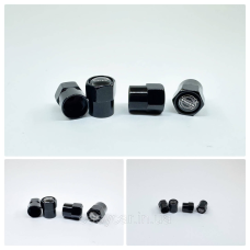 Захисні ковпачки на ніпеля  Volvo 4 шт. Чорні