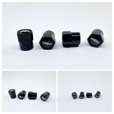 Захисні ковпачки на ніпеля Chrysler 4 шт. Чорні
