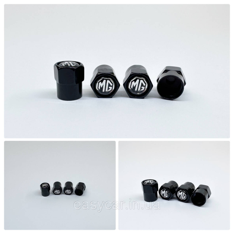 Захисні ковпачки на ніпеля MG 4 шт. Чорні