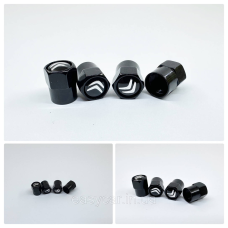 Захисні ковпачки на ніпеля Citroën 4 шт. Чорні