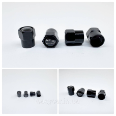 Захисні ковпачки на ніпеля Jaguar 4 шт. Чорні