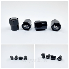 Захисні ковпачки на ніпеля  Land Rover 4 шт. Чорні