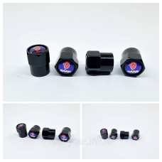 Захисні ковпачки на ніпеля  Saab 4 шт. Чорні