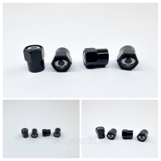 Захисні ковпачки на ніпеля  SsangYong 4 шт. Чорні