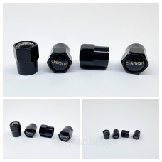 Захисні ковпачки на ніпеля  Smart 4 шт. Чорні
