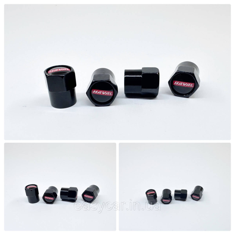 Захисні ковпачки на ніпеля  Haval 4 шт. Чорні