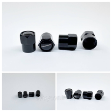 Захисні ковпачки на ніпелях DODGE 4 шт Чорні