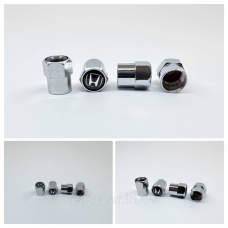 Захисні ковпачки на ніпеля Honda 4 шт. Хром