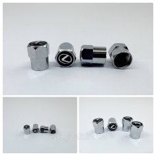 Захисні ковпачки на ніпелях LEXUS 4 шт Хром