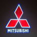 Логотип підсвітка дверей Lazer door logo light MITSUBISHI Линза скло HD забраження, PREMIUM Логотип підсвітка дверей Lazer door logo light MITSUBISHI Линза скло HD забраження, PREMIUM