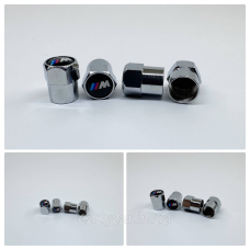 Захисні ковпачки на ніпеля  М 4 шт. Хром