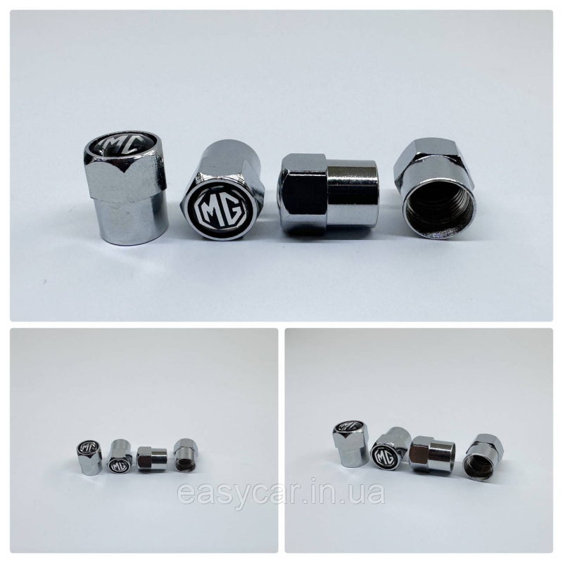 Захисні ковпачки на ніпеля MG 4 шт. Хром