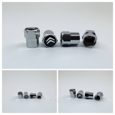 Захисні ковпачки на ніпеля Citroën 4 шт. Хром