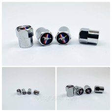 Захисні ковпачки на ніпеля Ford Mustang 4 шт. Хром