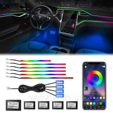 Підсвітка панелі амбієнт Ambient light RGB 10 в 1