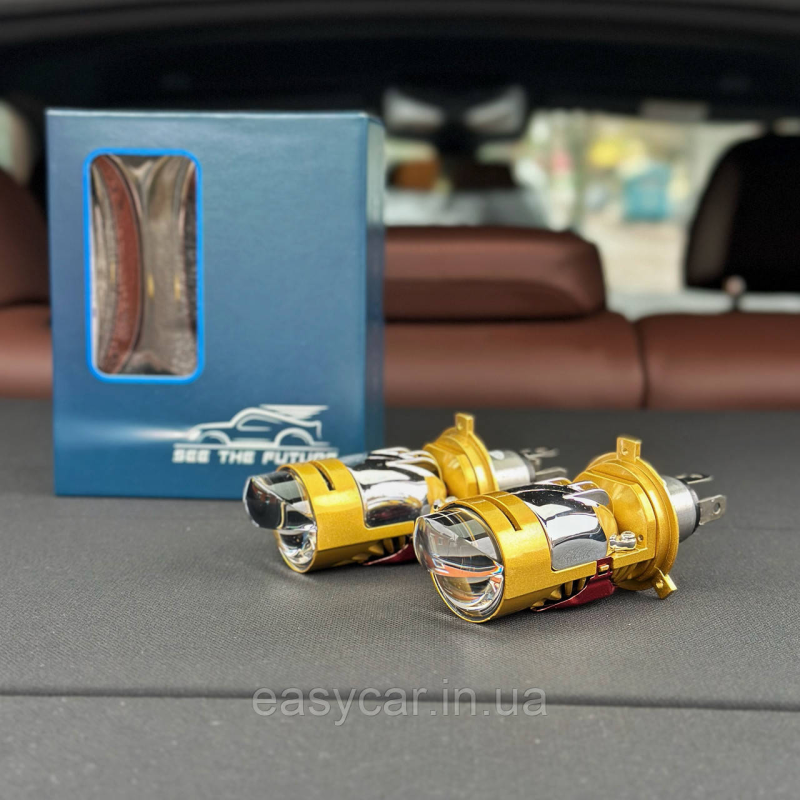 LED H4 40W (5500K) Світлодіодна лампа з лінзою LED H4 40W (5500K) Світлодіодна лампа з лінзою