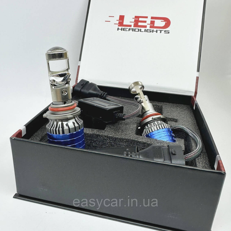 LED HB4 9006 (5500K) Світлодіодна лампа з лінзою LED HB4 9006 (5500K) Світлодіодна лампа з лінзою