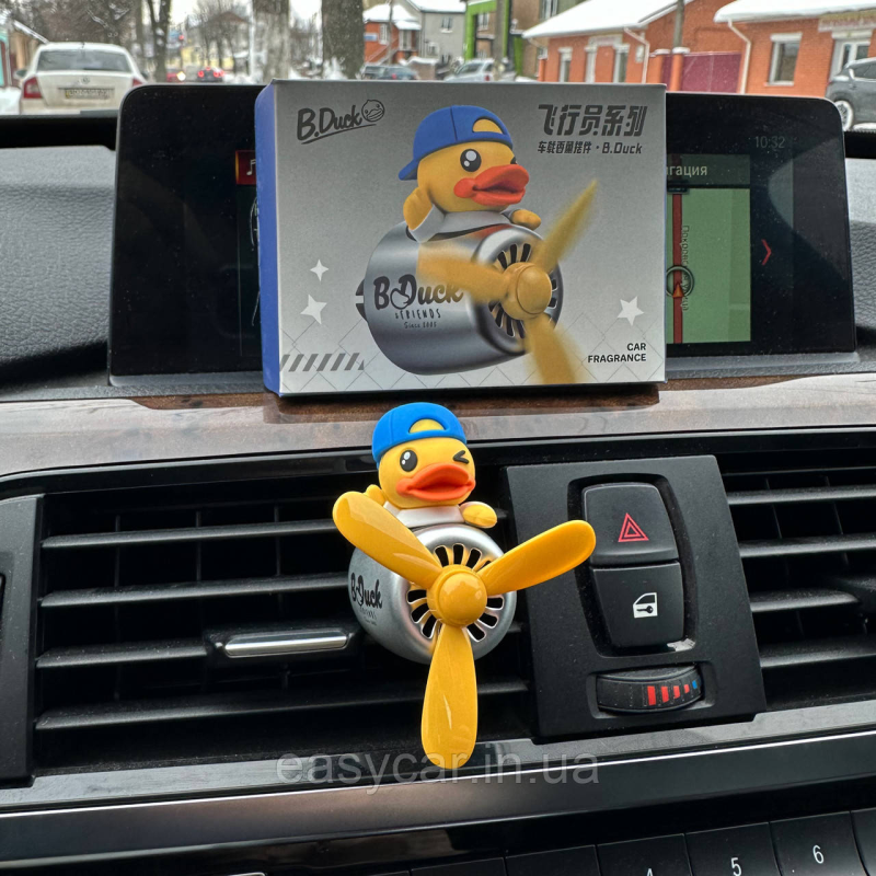 Ароматизатор в решітку авто Качка пілот Ароматизатор в решітку авто Качка пілот