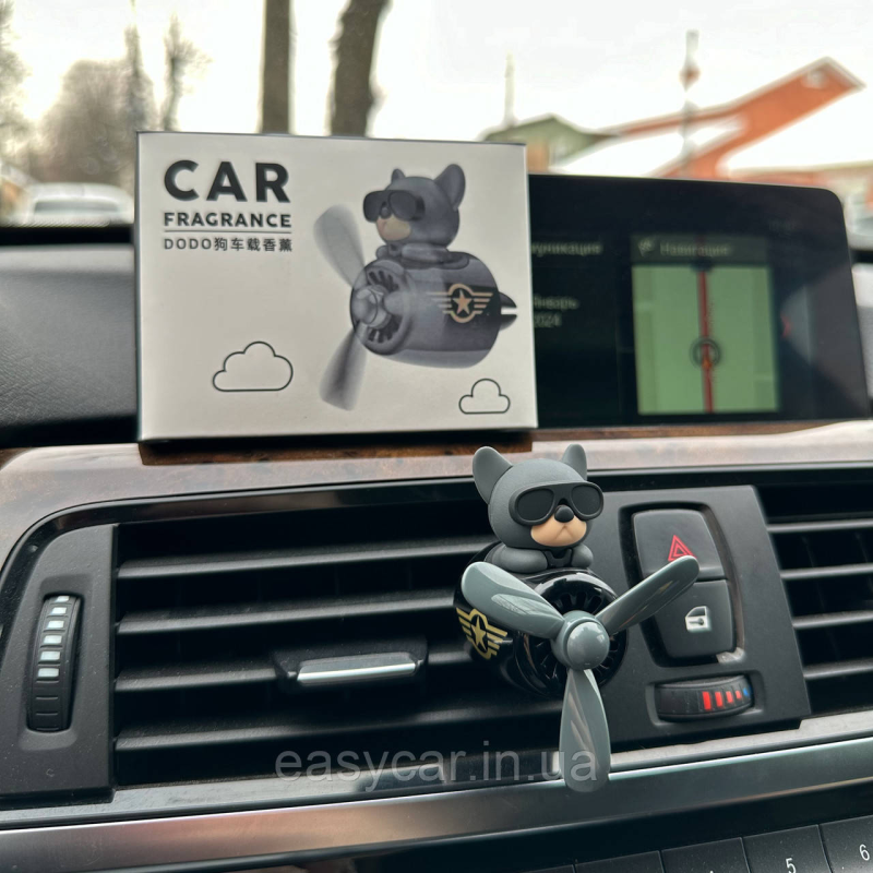Ароматизатор в решітку авто Собачка пілот Ароматизатор в решітку авто Собачка пілот